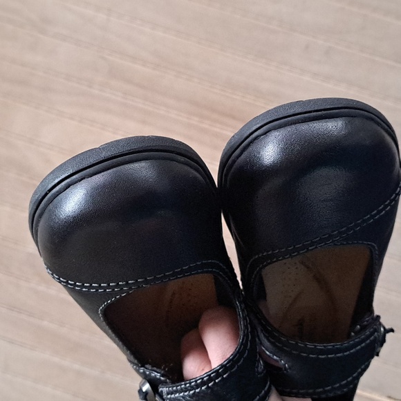 Clarks Collection Carleigh Leather Mary Jane Top Stitched Shoes Ultimate Comfort - Picture 9 of 10